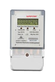 Super Star Single Phase Sub Energy Digital Meter Static Electric Kilowatt Hour DDS Superstar